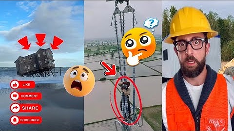 Video compilation ofmomentsof failureandworking smart.#constructionfails #construction #smartwork 
