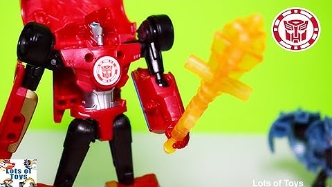 Transformers Sideswipe vs Anvil, Springload vs Swelter, Bumblebee vs Mayhem