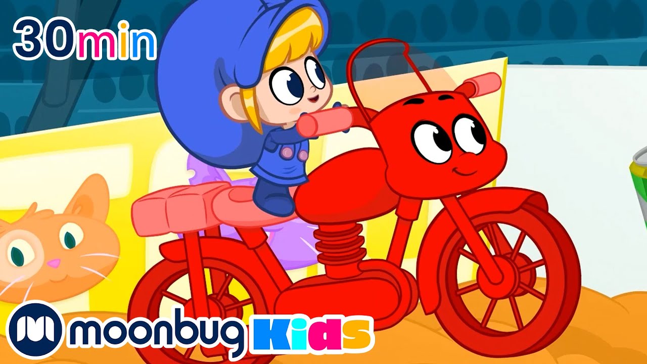 ⁣Morphle the Motorbike! | Morphle| Cars, Trucks & Vehicles Cartoon | Moonbug Kids