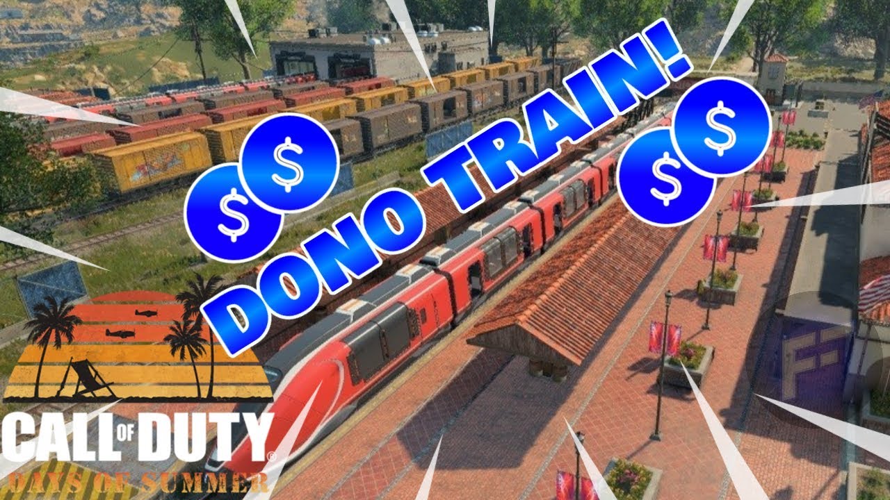 CRAZY DONO TRAIN PUTTING ME OFF MY GAME! COD BLACKOUT SOLO VICTORY