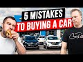 5 mistakes you make when car shopping. How to Buy A Car tips