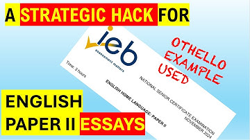 Paper 2 Essay Essentials (IEB English paper 2 grade 12 skills)