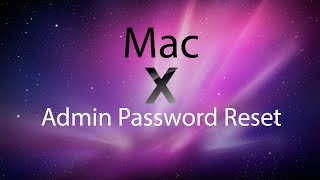 How to reset Admin password on Mac without disc