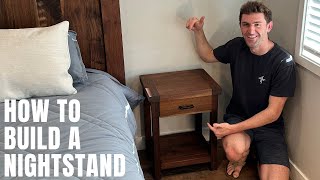 How to Build a Nightstand (DIY NIGHTSTAND)