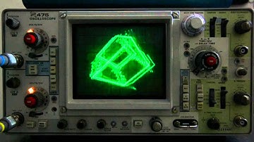 Oscillofun on a Tektronix 475