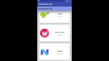 Android | CardView with RecyclerView