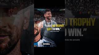 Messi 🐐 From Doubts to Dominance 🏆⚽.            #football #messi #edit #goat