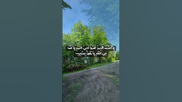 آية من سورة التوبة بصوت القارئ ماهر المعيقلي