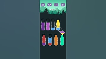 water sort puzzle (Level - 10) #battle #blocks #simulation #adhd #animation