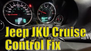 Jeep JKU Cruise Control Fix DIY Guide