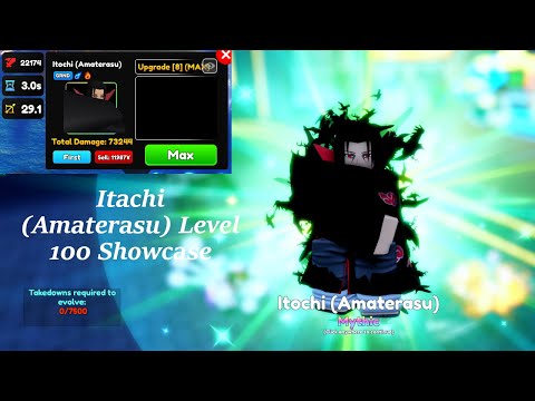 LEVEL 100 EVOLVED ITACHI (SUSANOO) SHOWCASE