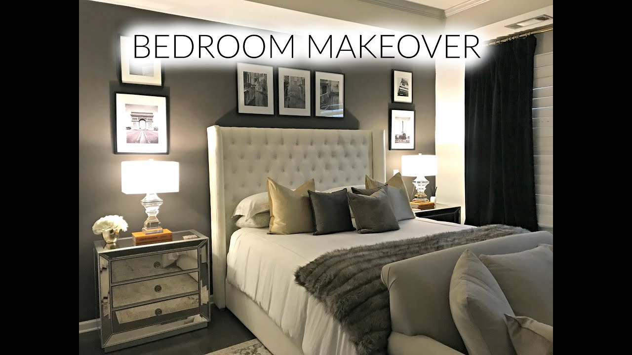 BEDROOM MAKEOVER REVEAL/TOUR! - YouTube