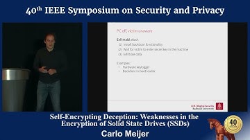 Self Encrypting Deception Weaknesses in the Encryption of Solid State Drives