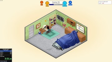 Game Dev Tycoon Speedrun - ByeGarage% (6:30.84) & 10/10% (5:46)