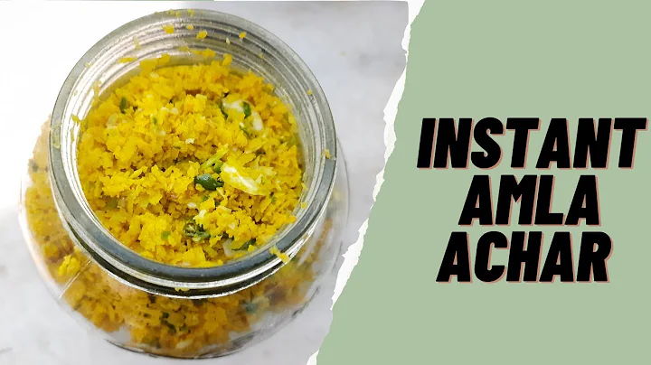 AMLA ACHAR RECIPE || INSTANT AMLA ACHAR WITH ONLY 3 INGREDIENTS ||