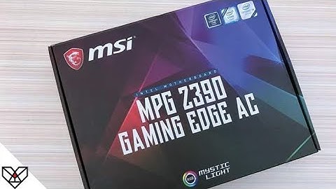 MSI MPG Z390 Gaming Edge AC Quick Review