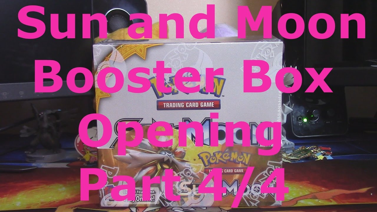 Opening a Pokemon Sun and Moon Booster Box! | Part 4 - YouTube