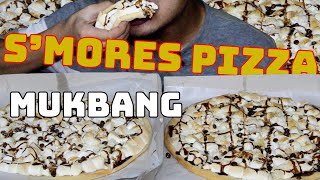 ASMR MUKBANG S'MORES PIZZA