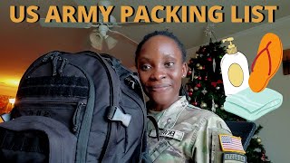US Army Basic Training Packing List 2022 | 9jaabroad