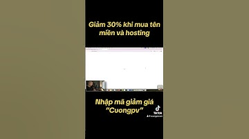 Giảm 30% khi mua tên miền và hosting #shorts #tadola #phanvancuong #hosting #wordpress #tenmien