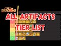 ULTIMATE ARTIFACTS TIER LIST | OPEN FIELD RANKING | CALL OF DRAGONS
