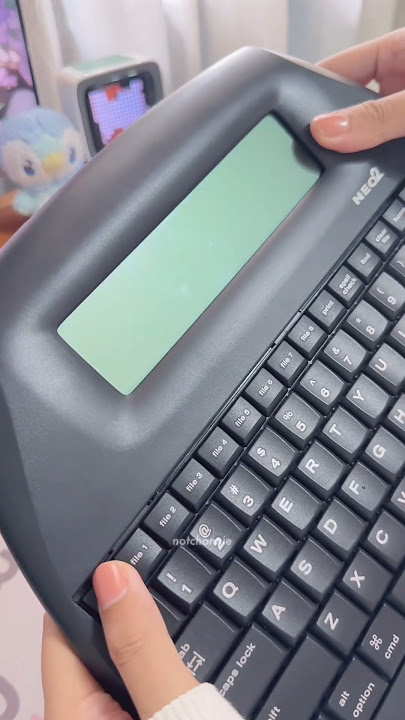 📝 a digital 00’s typewriter #alphasmart #nostalgia #keyboard #cozy #nostalgiacore #retro #asmr