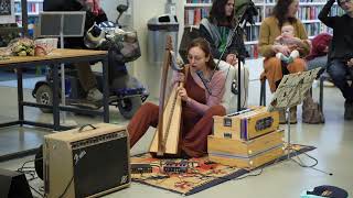 Kayleigh Beard - Gröne Lunden on harp (Live @ Eindhoven Library 2024)