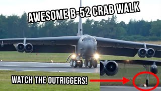 B-52 destroys runway lights after airshow display