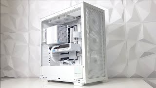 White PC Build | Deepcool Morpheus | Ryzen 7800X3D | RTX 4070 Ti Aero | Assassin IV | Crucial T700