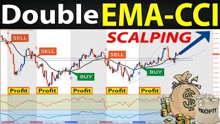 The 'DOUBLE EMACCI' SCALPING & SWING Trading Strategy  The Best Zero Line Cross Trading Strategy