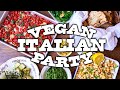 Ultimate Vegan Italian Dinner Party - Quick Easy Best Plant Based Recipes - BRUSCHETTA!!!