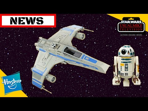 STAR WARS ACTION FIGURE NEWS REVEALED E-WING STARFIGHTER AND ALL NEW DROID & PILOT!!!