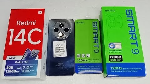 infinix smart 9 vs Redmi 14C : Speed test