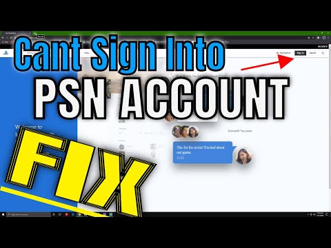 Can't Login Into PSN Account On PC FIX 2020