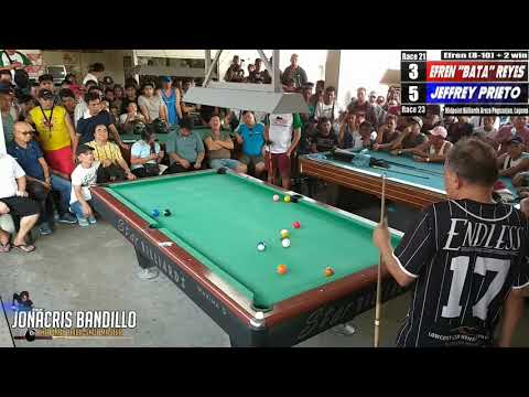 (2) Jeffrey Prieto "Wax" Vs Efren "Bata" Reyes (Pagsanjan Laguna)