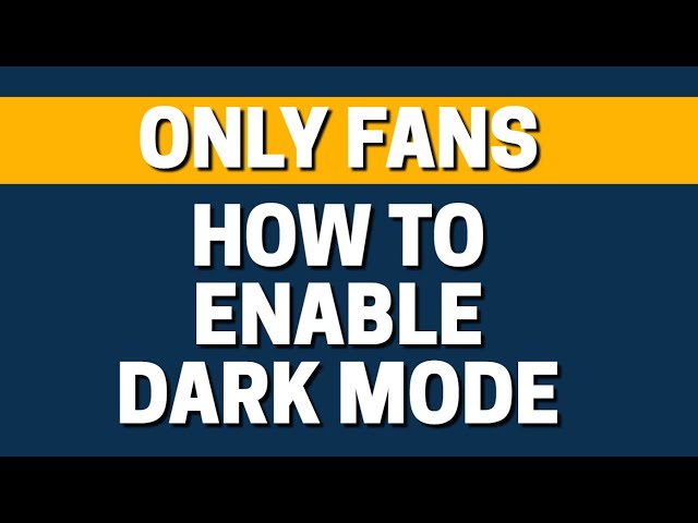 Dark Mode: ON – oh_anthonio
