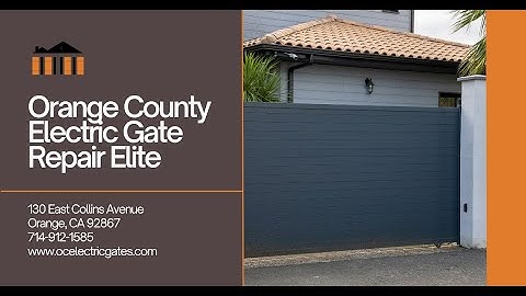 Orange County Electric Gate Repair Elite | Automatic Gate Repair & Installation