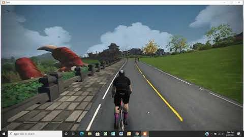 Zwift, Makuri Islands Yumezi Three Village Loop (No sound - just riding!)