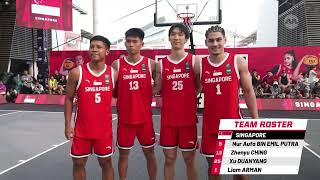 Japan 20-16 Singapore - Men's Pool C - Highlights | FIBA 3x3 Asia Cup 2026
