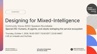 Designing for Mixed-Intelligence | SDGC26 Special nº010 Workshop Roundtable
