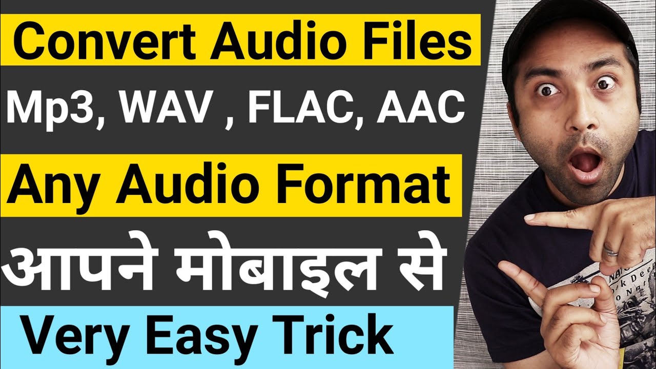 Convert Audio to Mp3  Audio ko Mp3 me kaise badle  How to Convert Audio to Mp3  Audio Converter