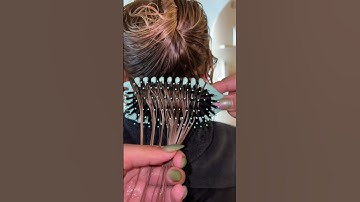 Wavy Hair Transformation 💕 #bouncecurl #hair #wavyhair #brush #blonde