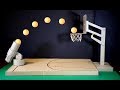 段ボールを使ってバスケットボールゲームを作る