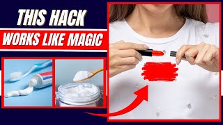 How To Remove Lipstick Stains From Clothes Quickly