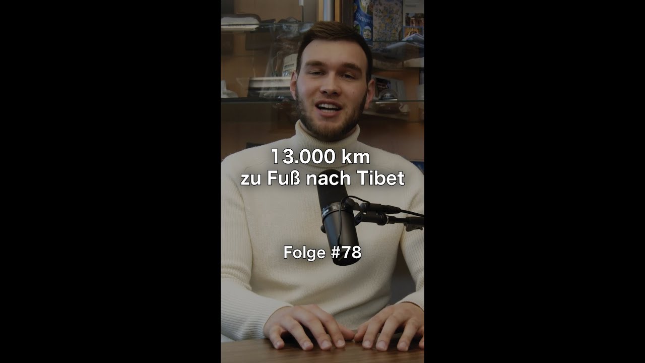 Zu Fuß und ohne Geld nach Tibet - 13.000 km in 4 Jahren! 🔥 #folge78 #stephanmeurisch #topdogpodcast