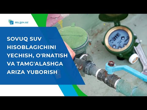 Video: Hisoblagich ko'rsatkichlarini qanday olish va uzatish kerak?