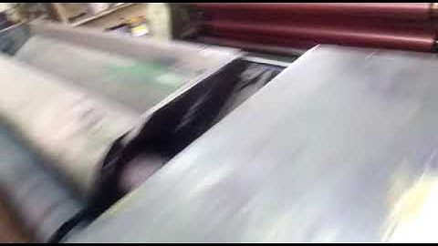 Working Video OF Adast Dominant 745P Offset Printing Machine  - 4 Color