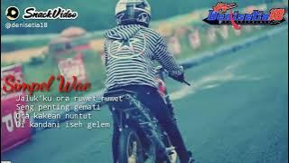 Kumpulan quotes Snack Vidio keren abis cocok buat story wa | Drag bike