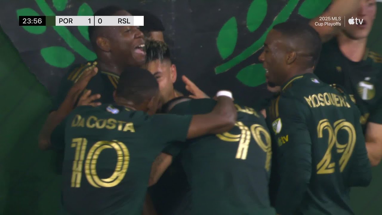 El chileno Felipe Mora le da la ventaja a Portland Timbers a los 24'