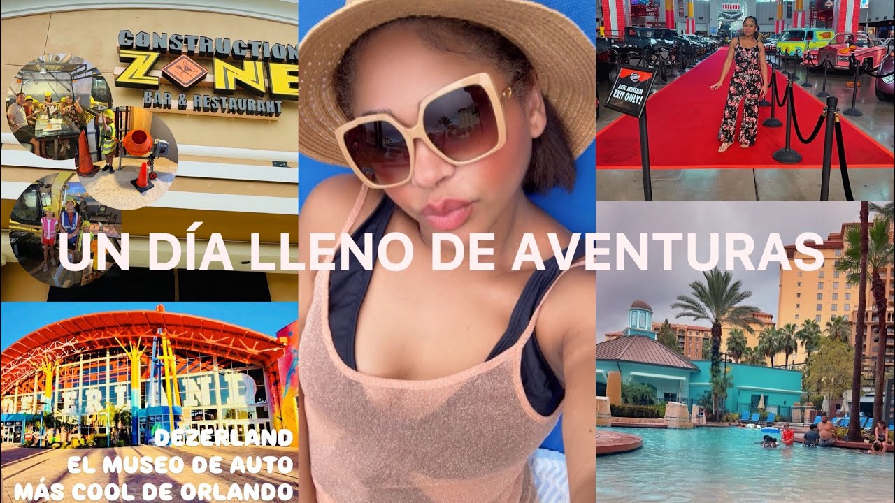 un dia conmigo de aventuras:constrution zone restaurante siempre en contrucion dezerland museo auto